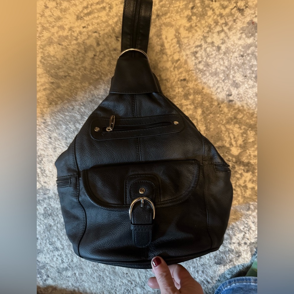 Genuine Leather NWOT Convertible Bag